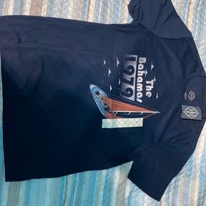 St John’s Bay tee shirt.